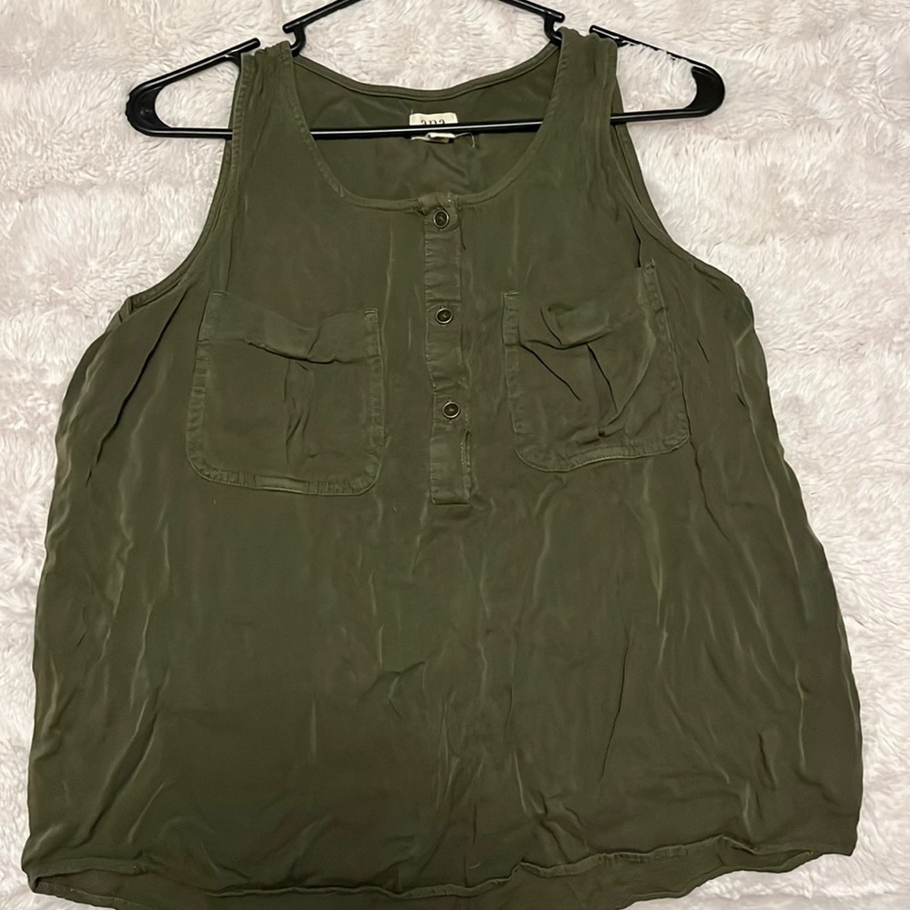 Green blouse/ tank. Size small.